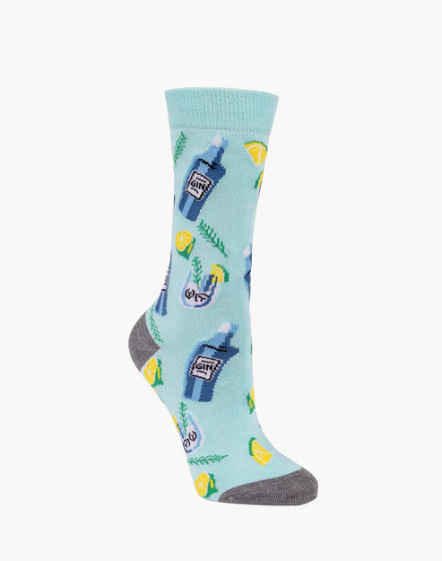 Gin and Tonic Women's Bamboo Crew Socks