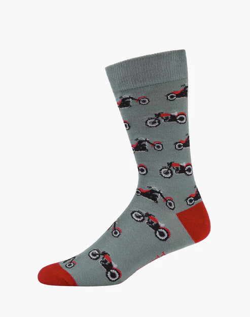 Harley Mens Bamboo Crew Socks - The Sockery