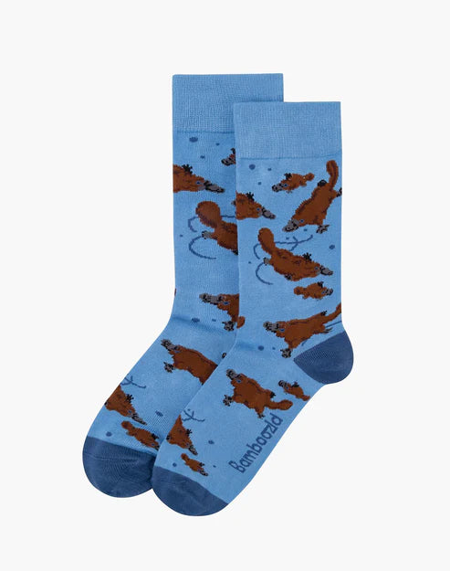 Platypus and Puggle Men's Bamboo Socks - The Sockery