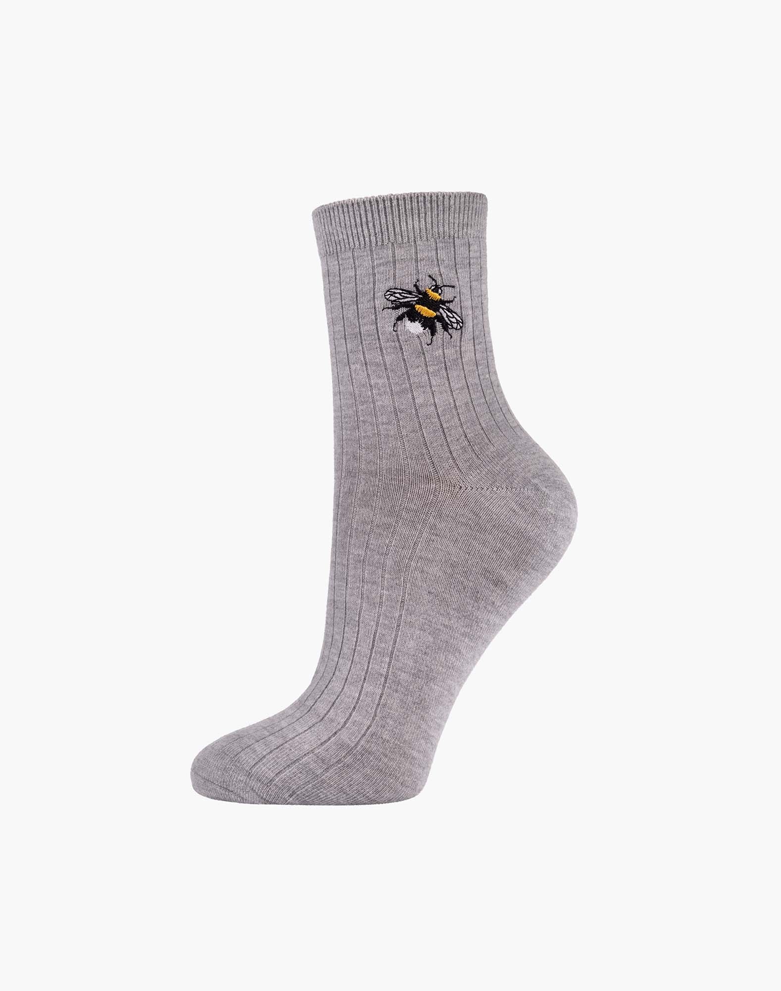 Bumble Bee Women's Bamboo Quarter Socks - The Sockery