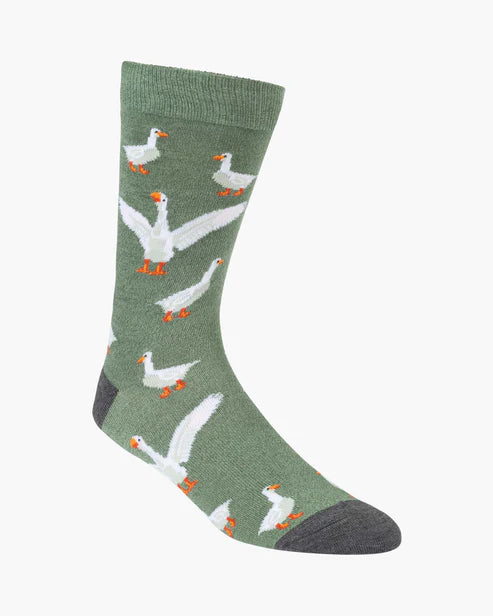 Geese Men's Bamboo Socks