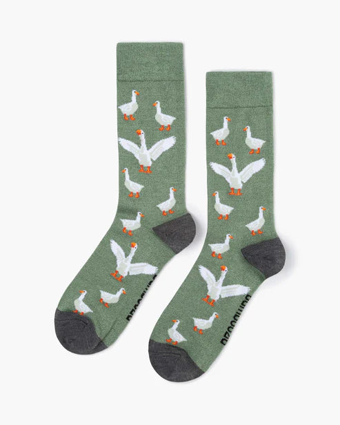 Geese Men's Bamboo Socks