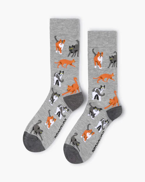 House Cats Men's Bamboo Socks