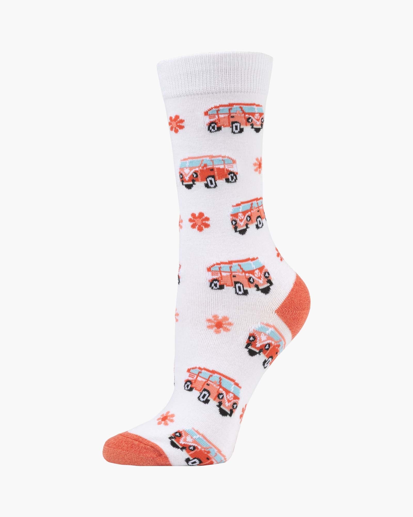 Retro Baby Women's Bamboo Crew Socks