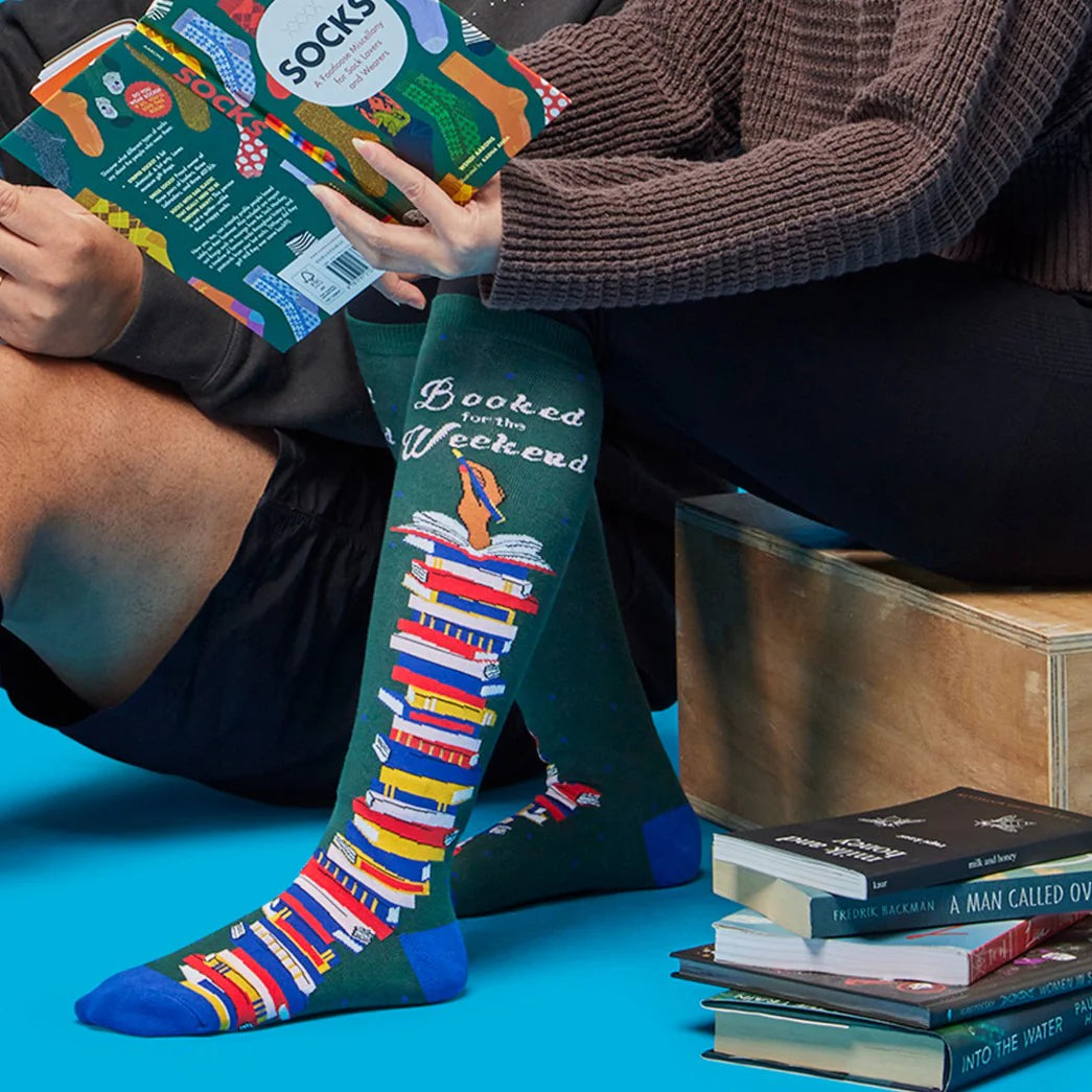 Booked for the Weekend Womens Knee High Sock