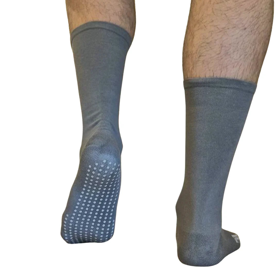 Grey Non-Slip Circulation Socks