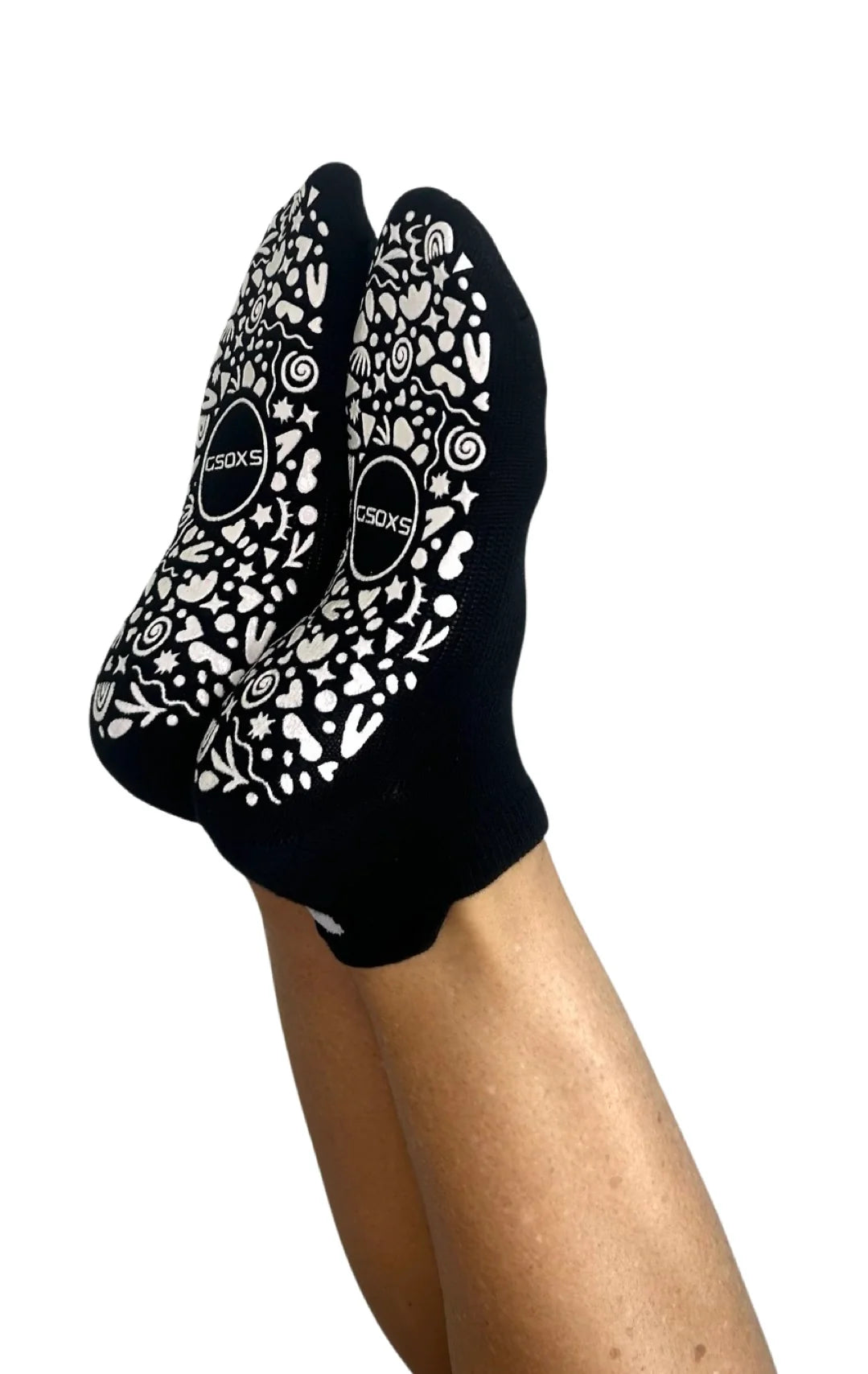 Black Ankle Grip Socks - The Sockery