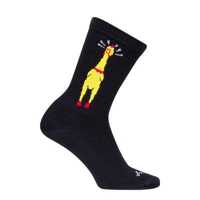 Rubber Chicken Mens Sports Crew Socks | Sock Guy | The Sockery