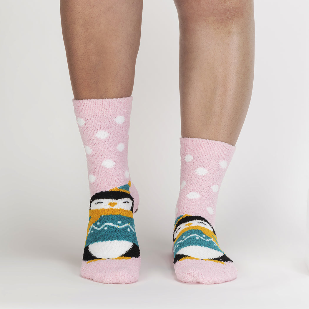 Penguin Pair Women's Slipper Socks - The Sockery