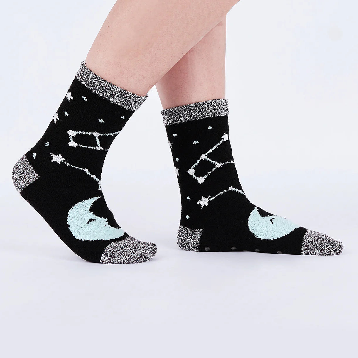 Once In A Blue Moon Women's Slipper Socks