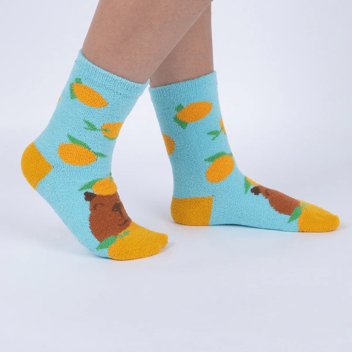 Yuzu Cute, Capybara! Women's Slipper Socks