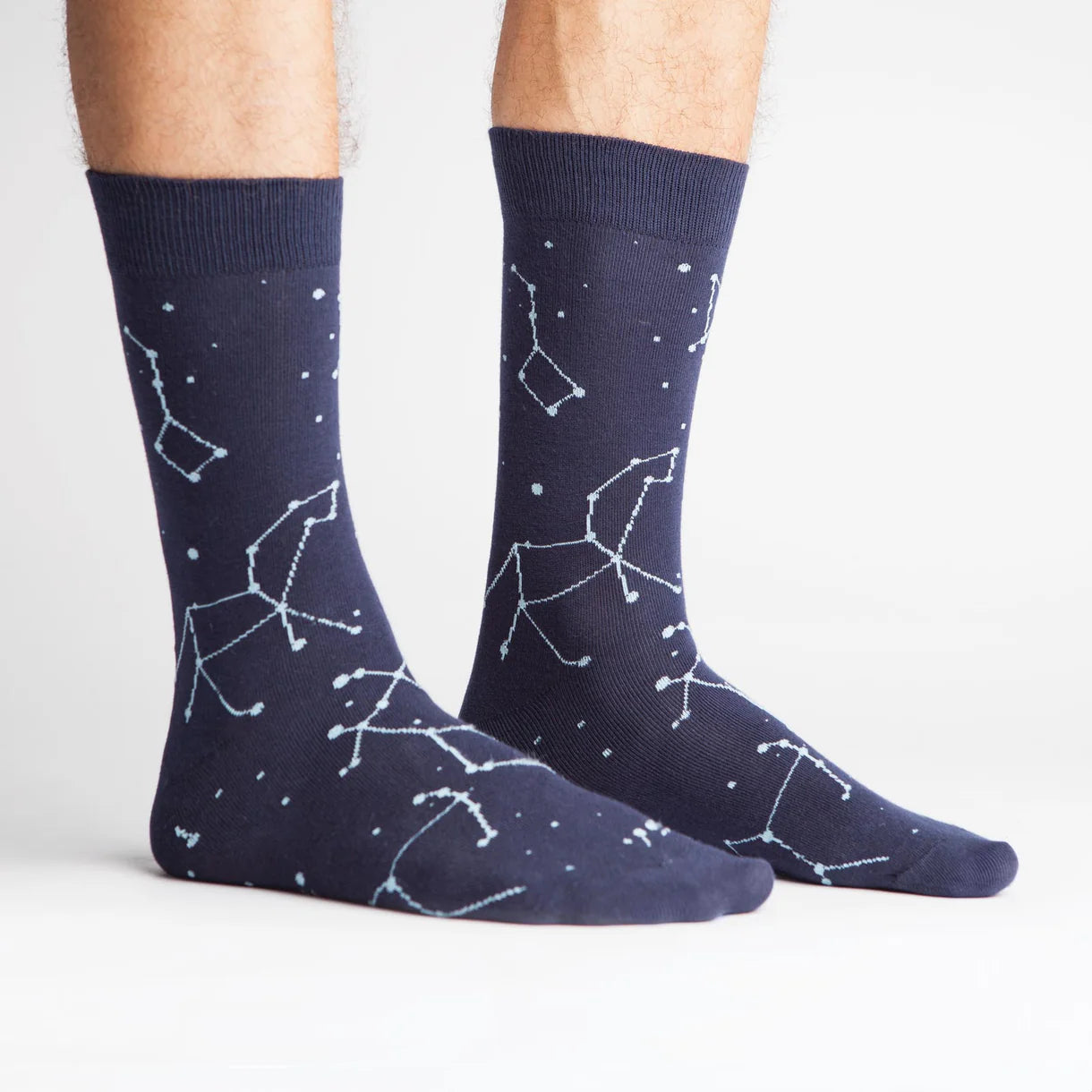 Constellation Men's Crew Socks - Glow in the Dark