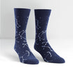 Constellation Men's Crew Socks - Glow in the Dark