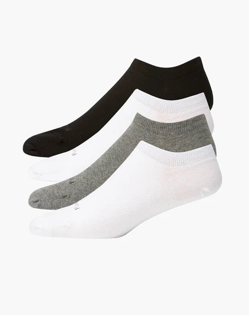 4 Pair Pack of Men's Casual Ankle Socks