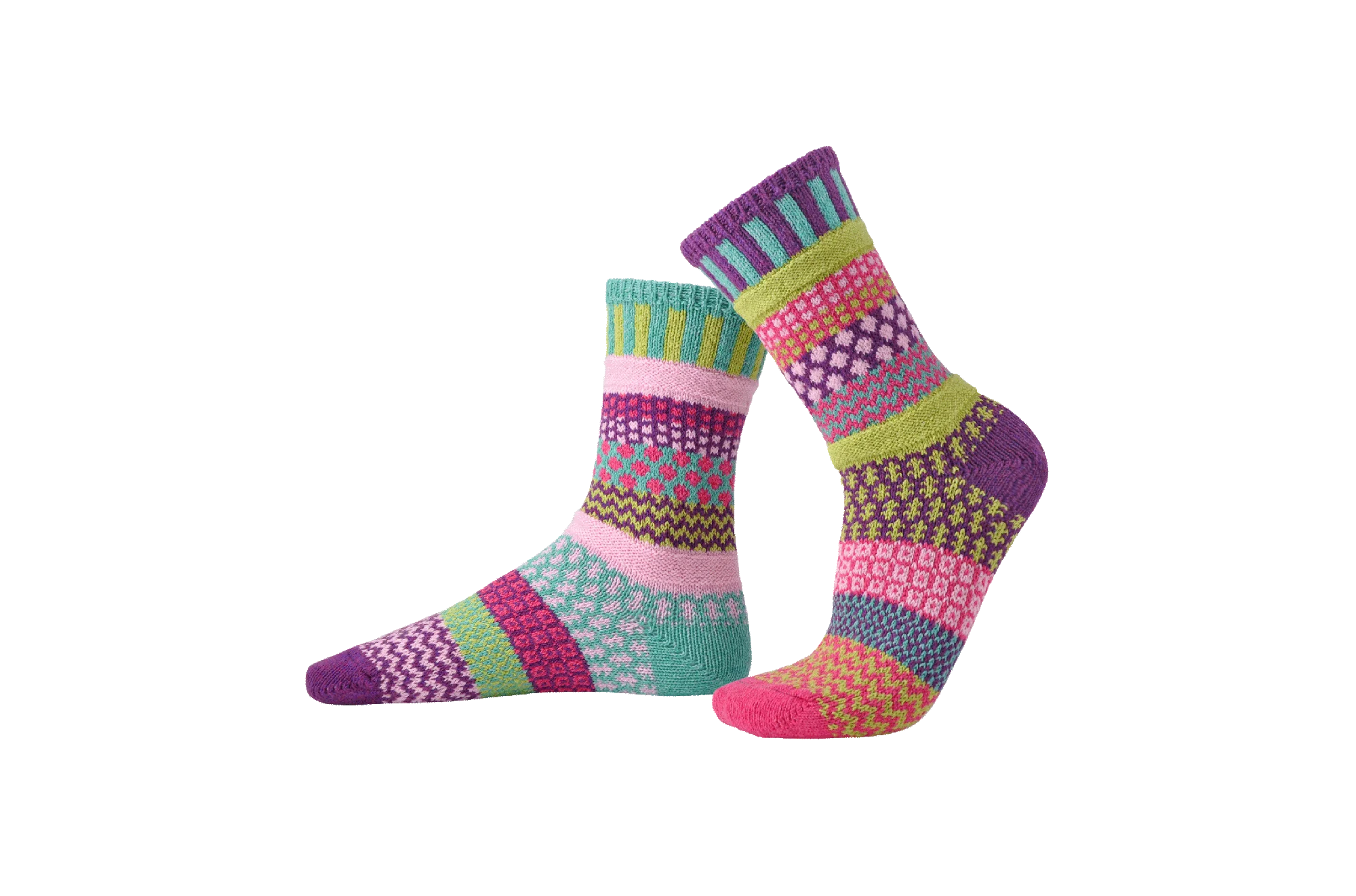 Dahlia Recycled Cotton Crew Socks - The Sockery