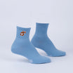 Corgi Love Embroidered Quarter Socks - The Sockery