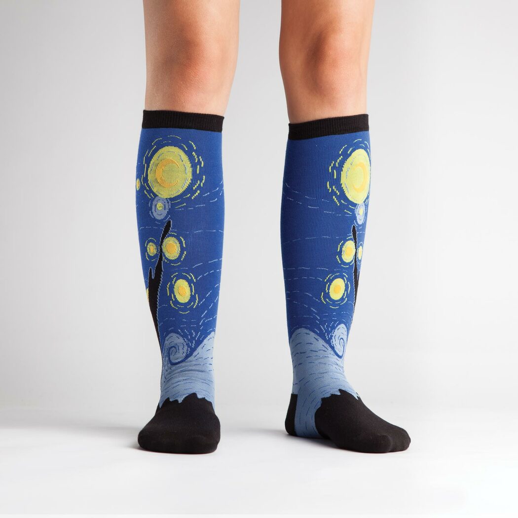 Starry Night Women's Knee High Sock - The Sockery