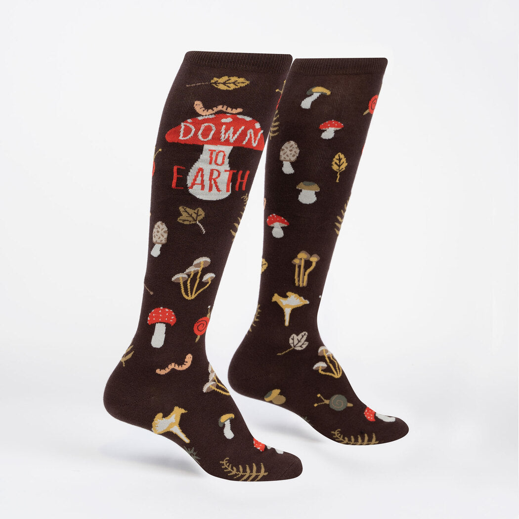 Down to Earth Women's Knee High Socks - The Sockery
