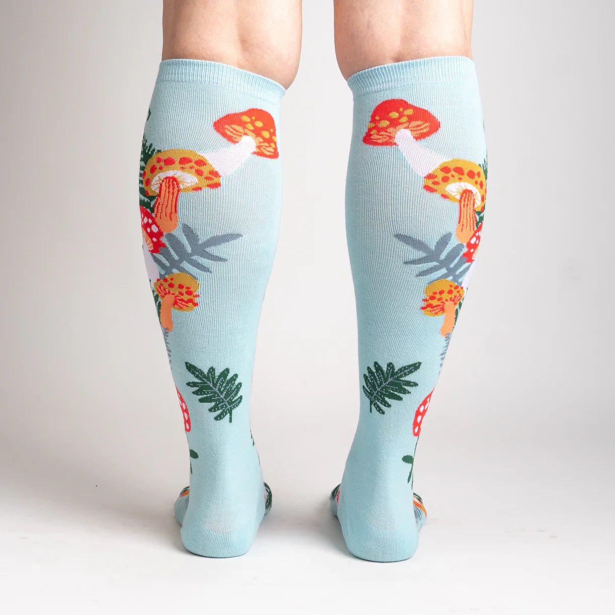 Wonderland Mushrooms Women's Knee High Sock - The Sockery