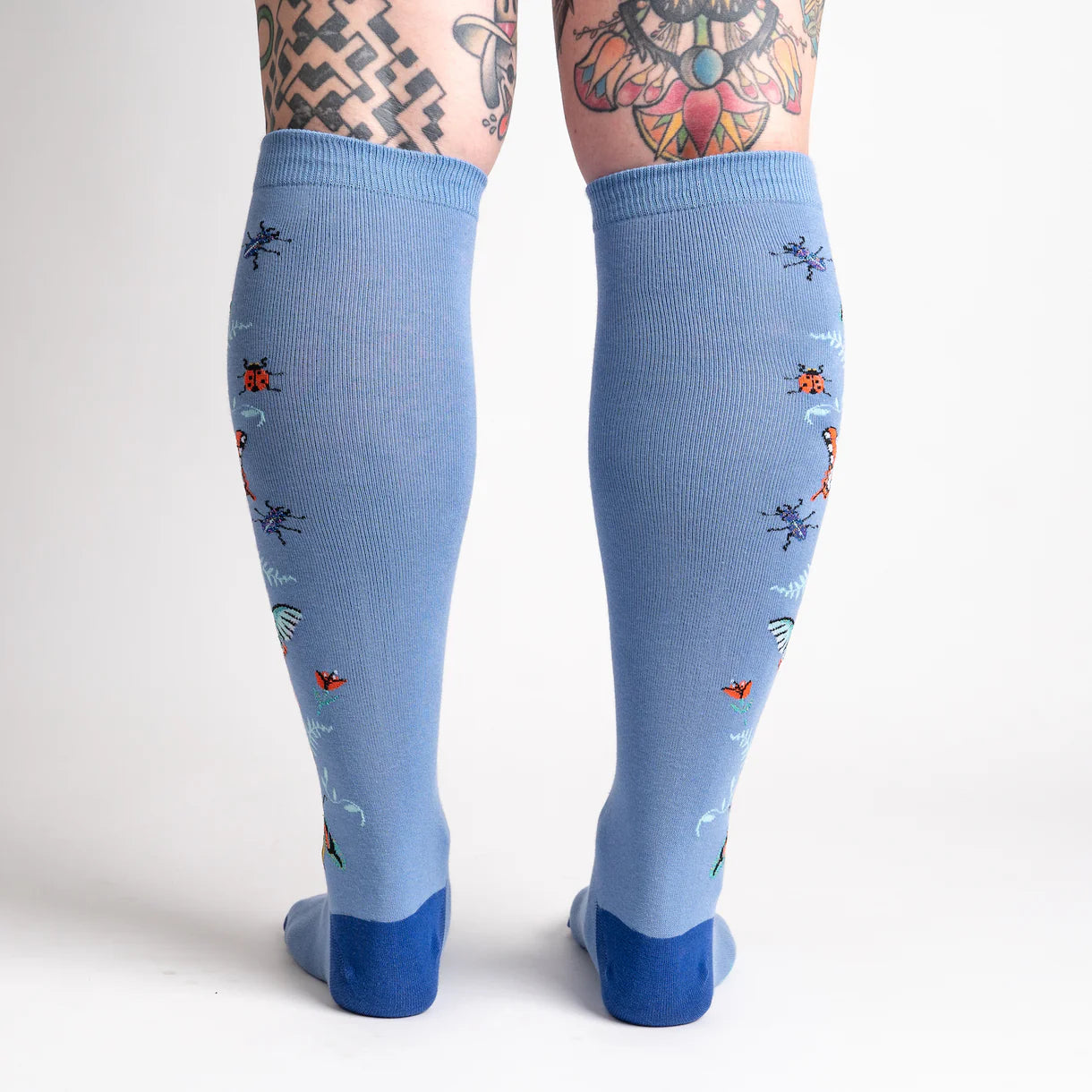 Butterfly In The Sky Women's Knee High Socks - The Sockery