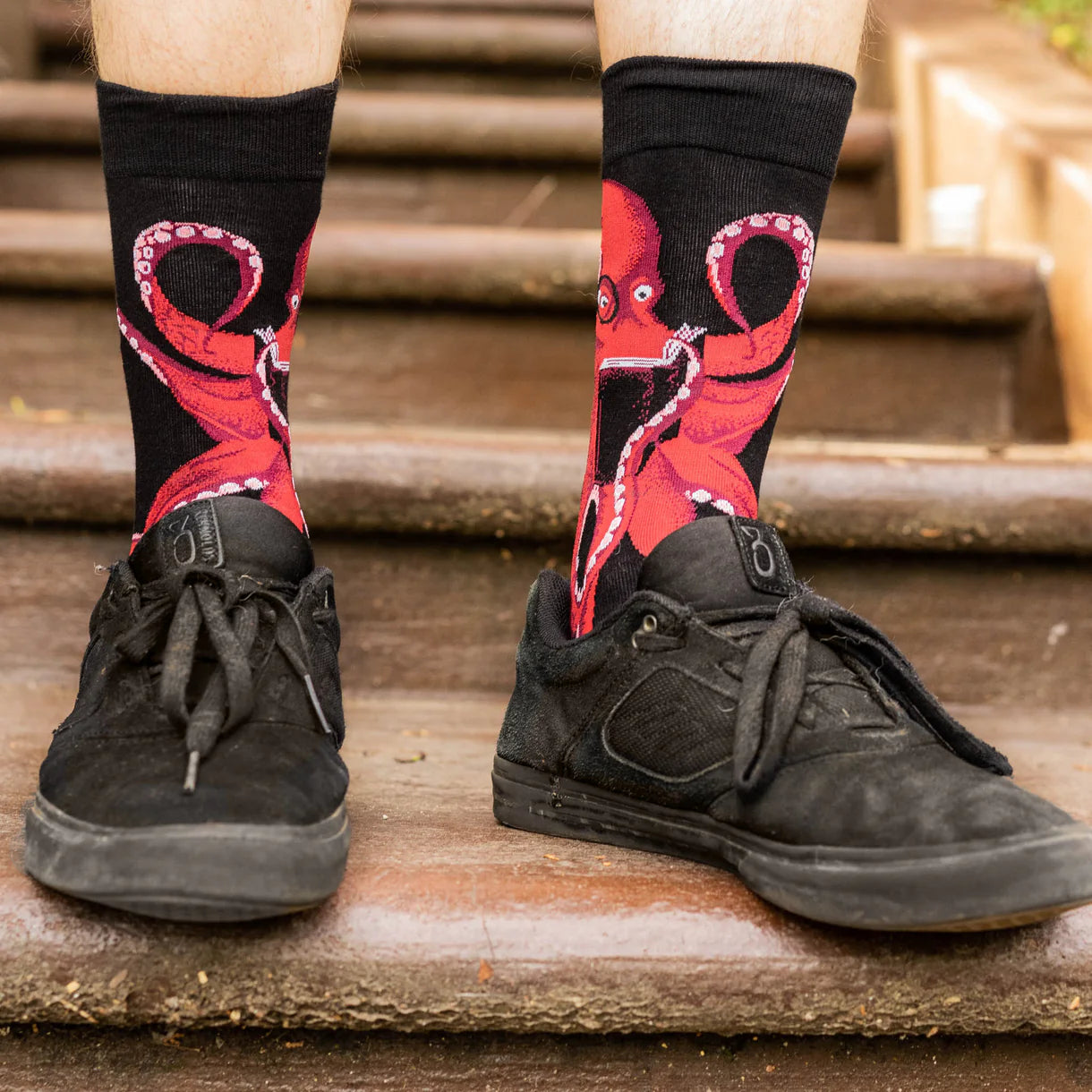 The Octive Reader Men's Crew Socks