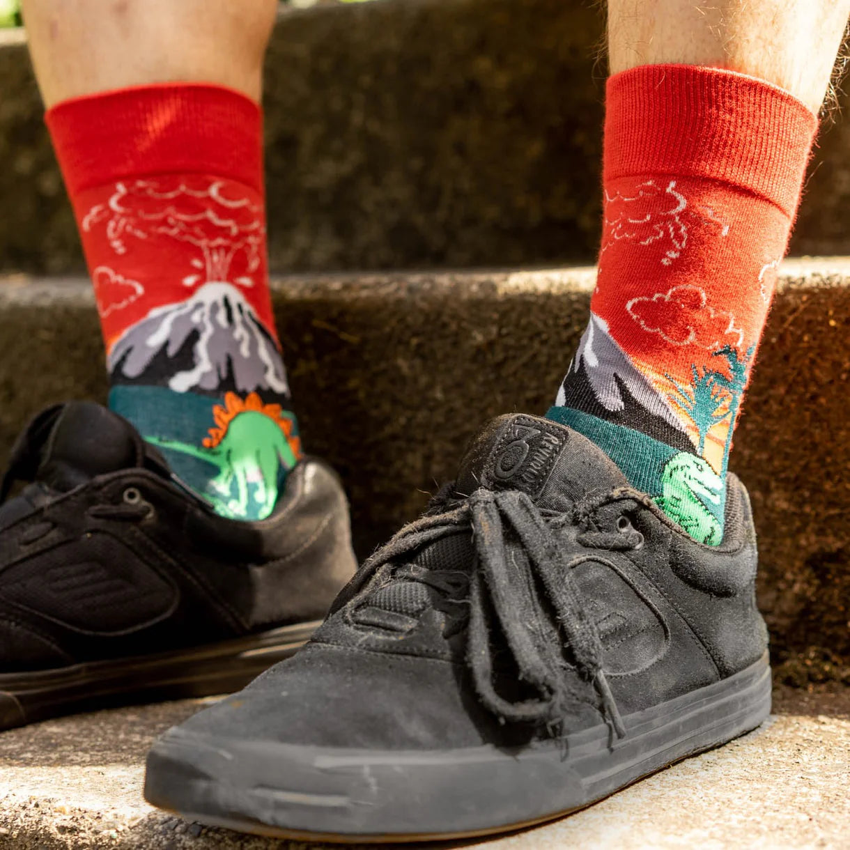 Dinosaur Days Men's Crew Socks