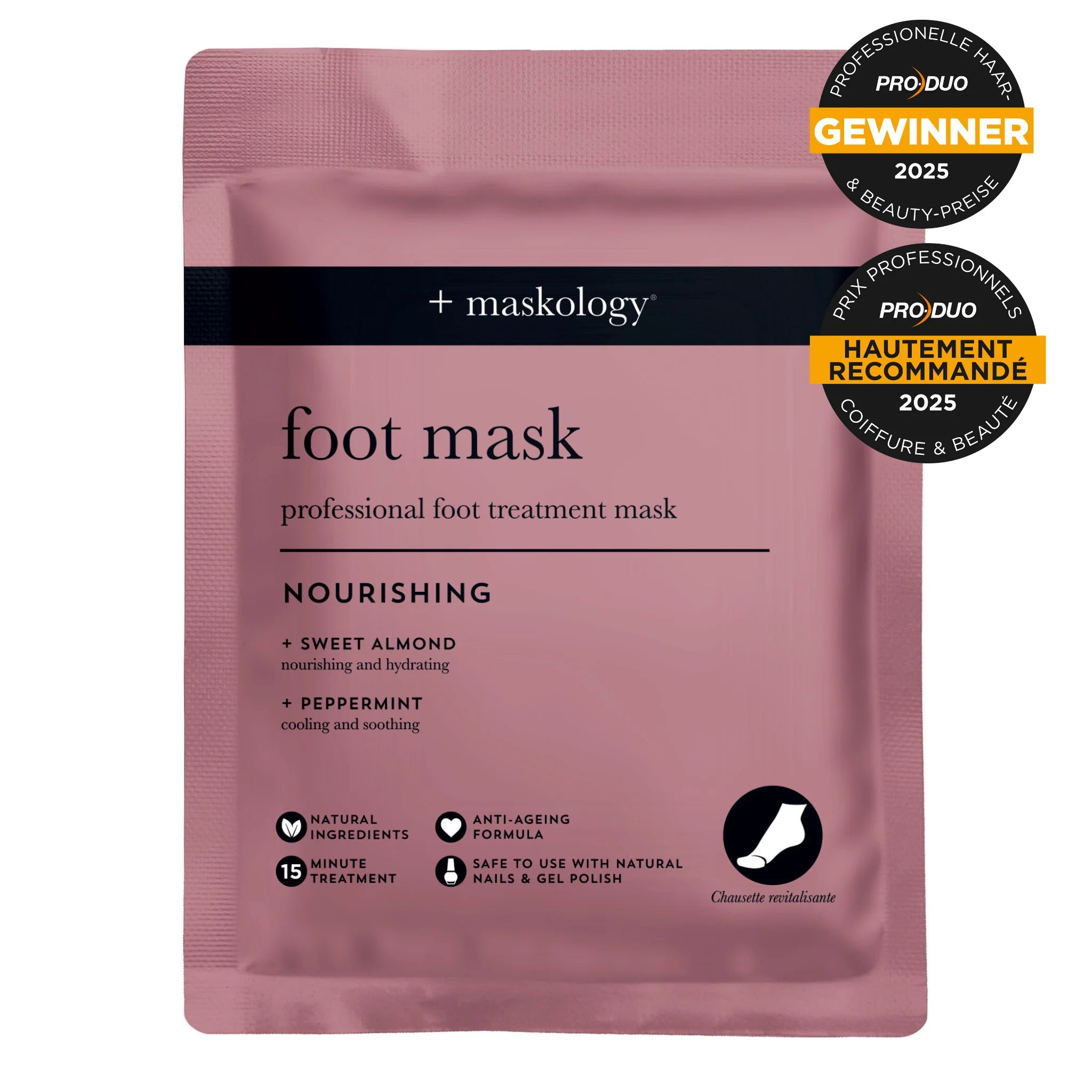 Professional Foot Treatment Mask, 100% Plant based formula