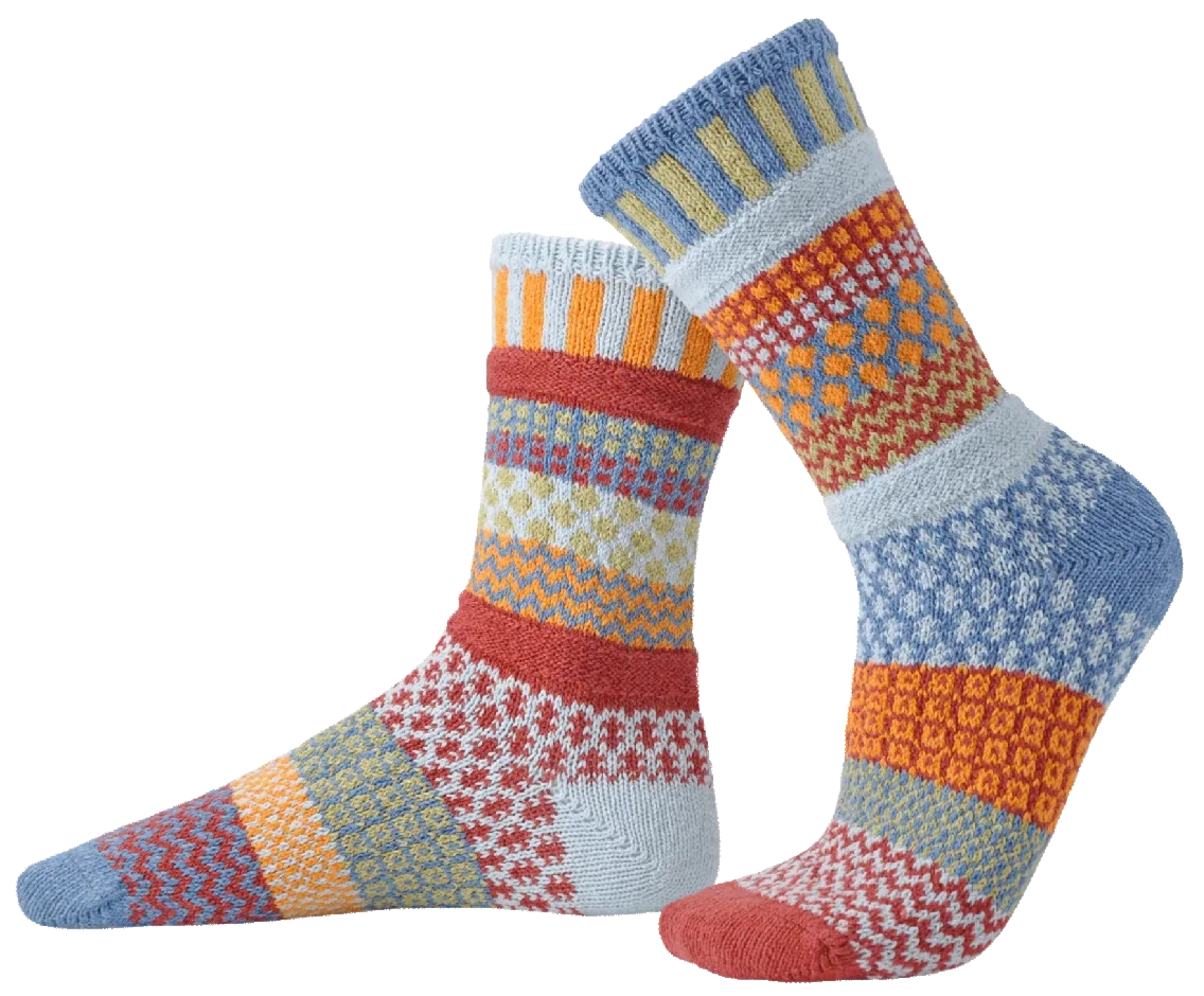 Fig Recycled Cotton Crew Socks - The Sockery