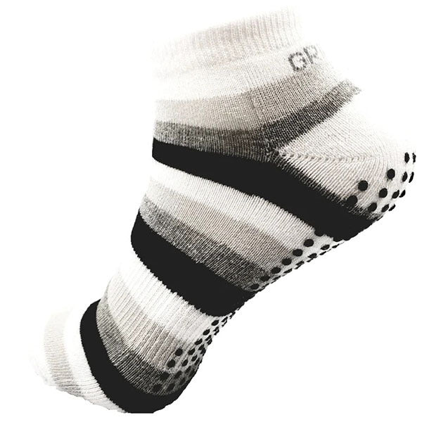 Non Slip Ankle Socks in Monochrome - The Sockery