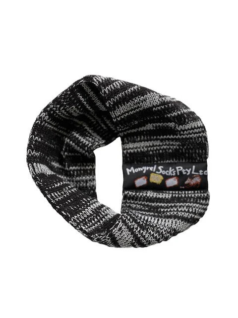 Pure Merino Head Warmer - Black and White