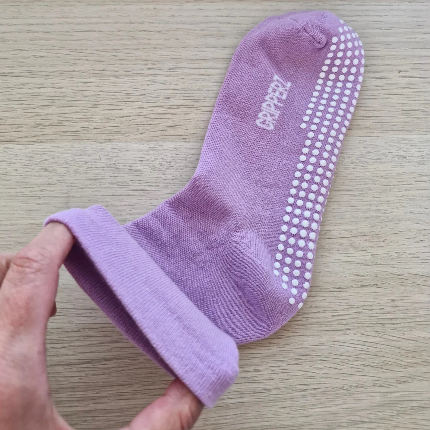 Grey Non-Slip Circulation Socks