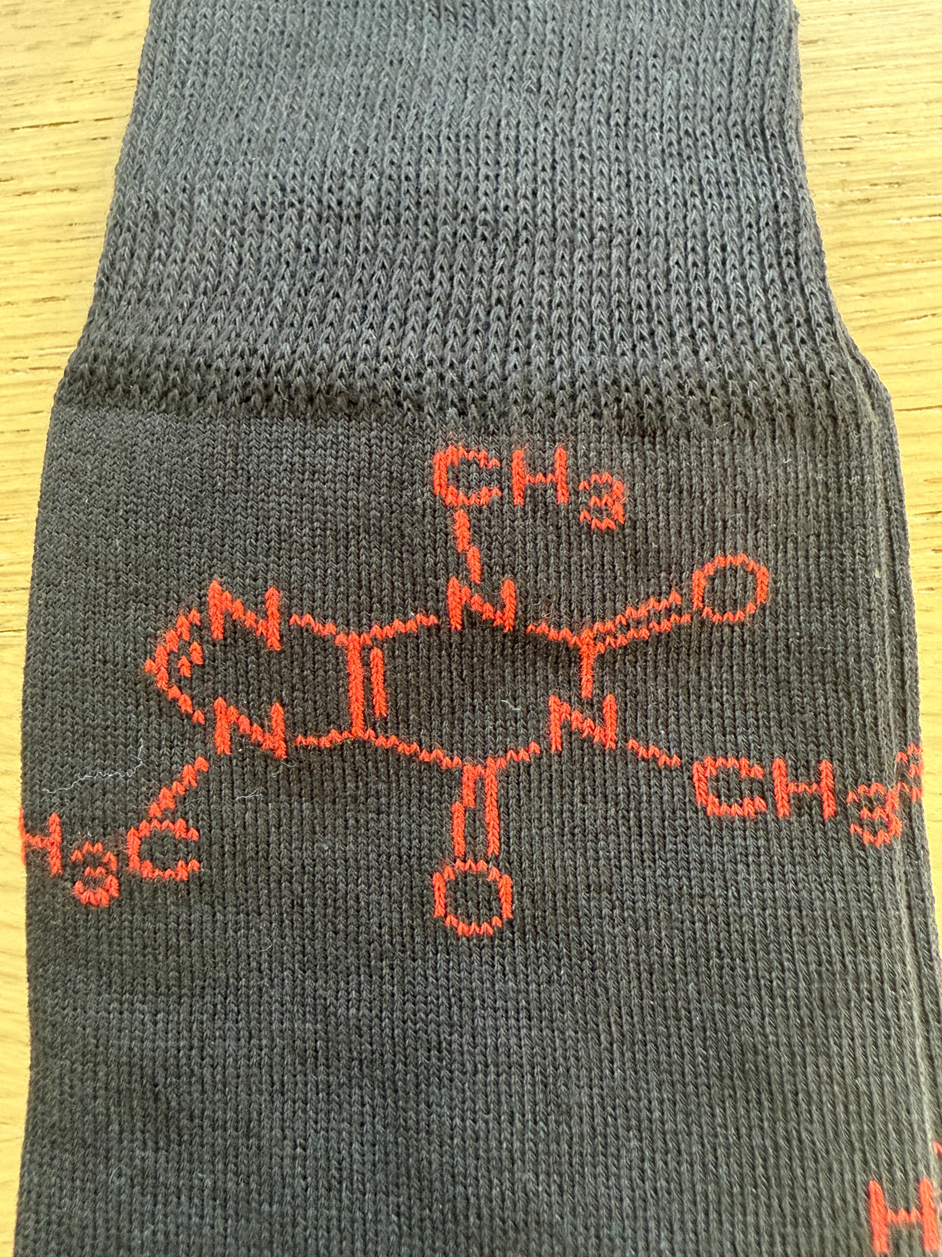 Caffeine Molecule Crew Sock - Made in Australia