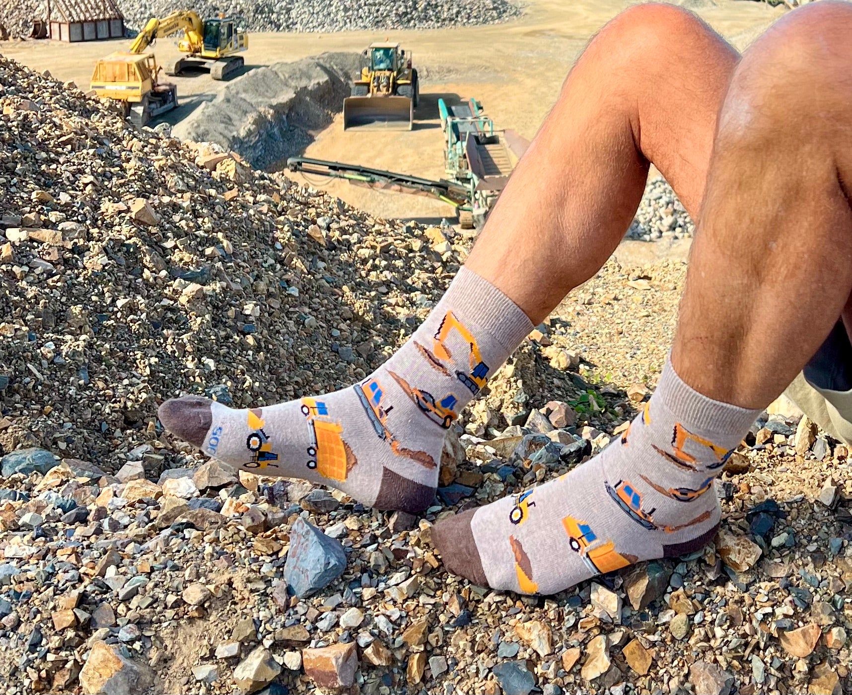 Under Construction Men's Crew Socks