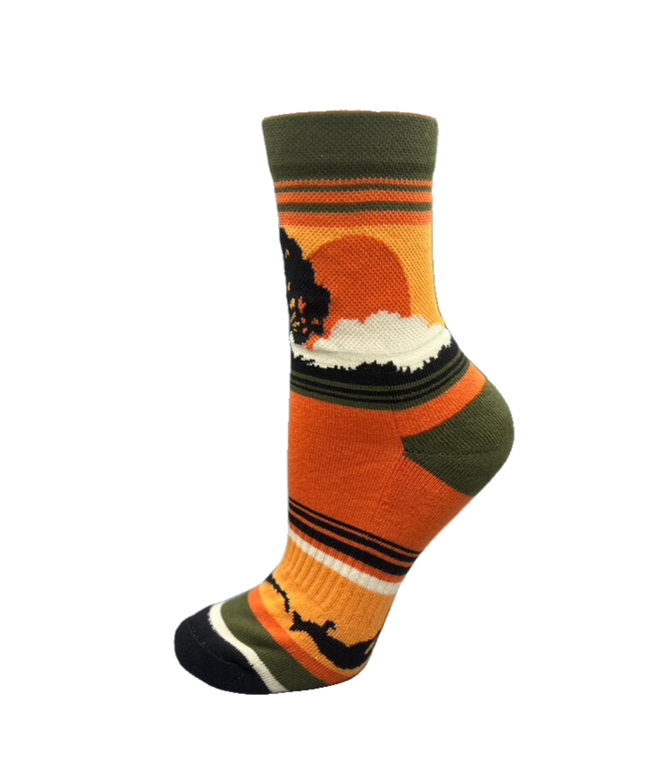 Australian Sunset Athletic Socks - The Sockery