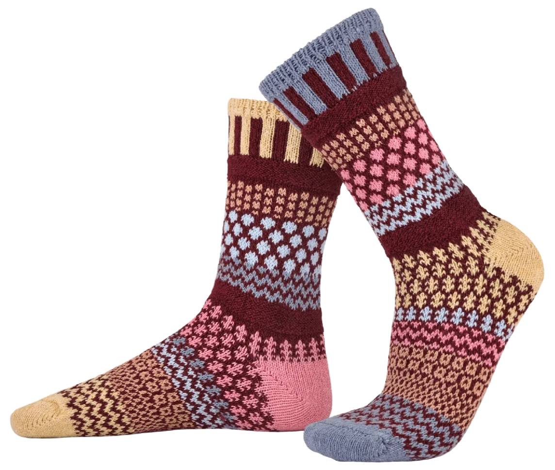 Larkspur Recycled Cotton Crew Socks - The Sockery