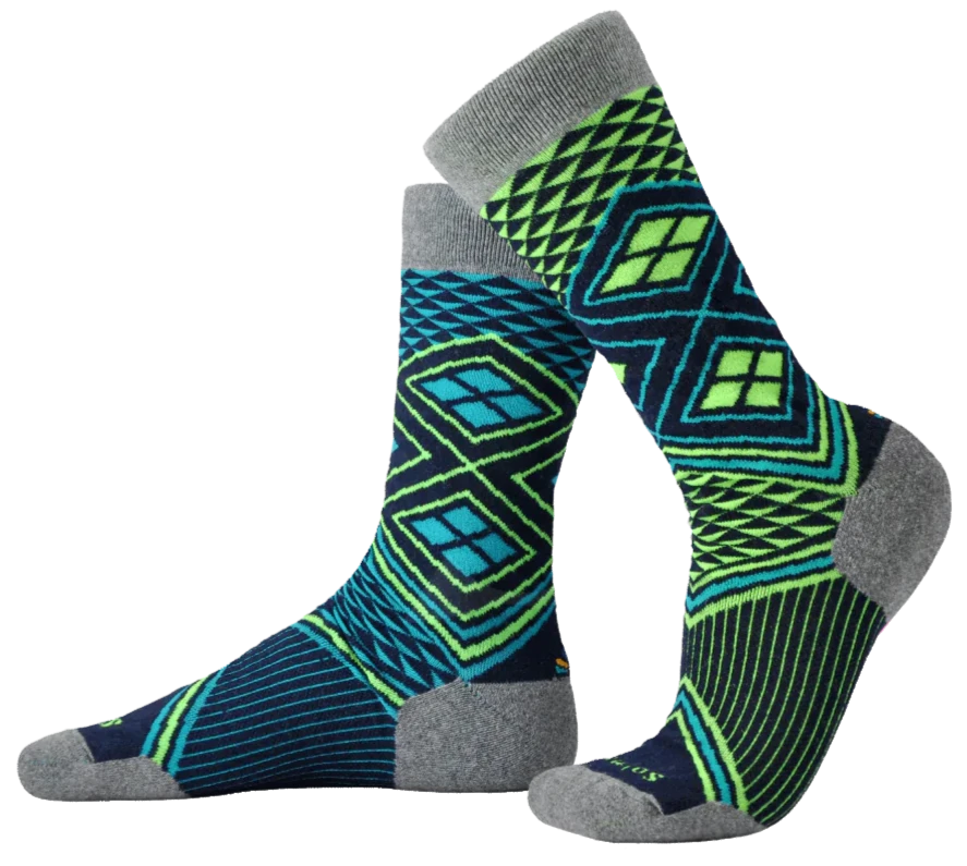 Lime Recycled Wool Performance Socks - The Sockery