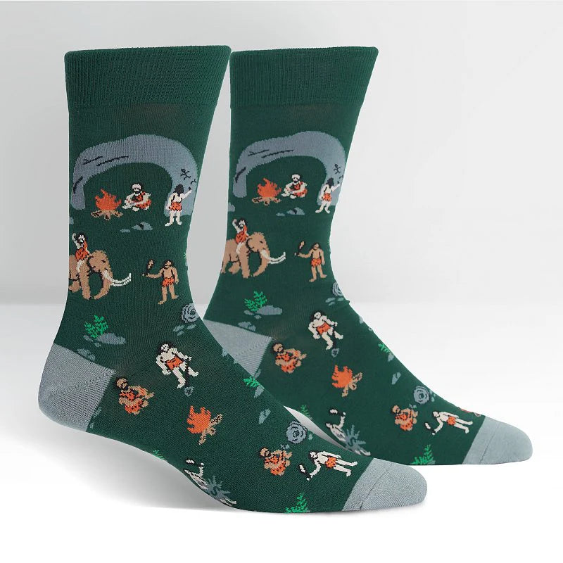 Man Cave Men's Crew Socks - The Sockery