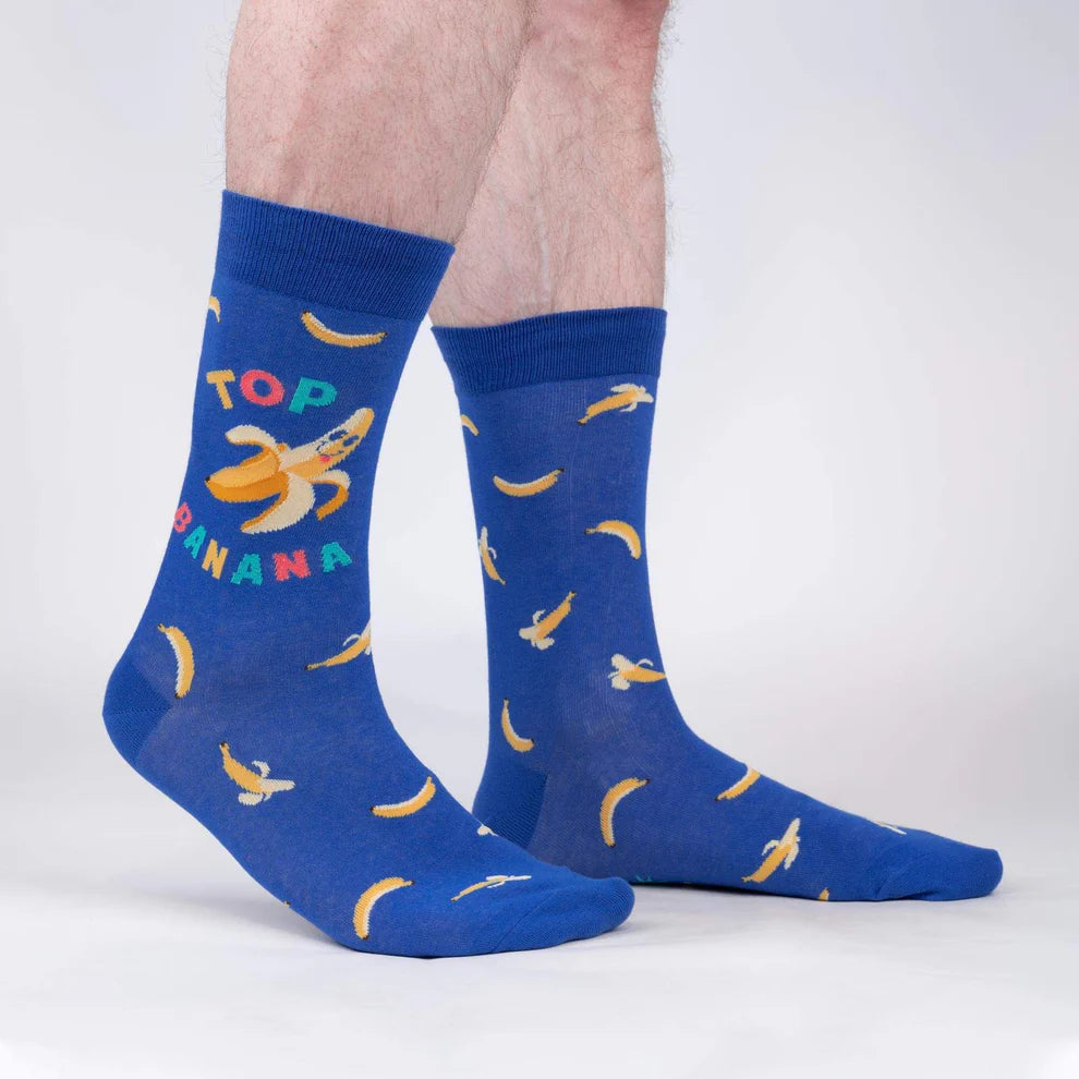 Top Banana Men's Crew Socks - The Sockery