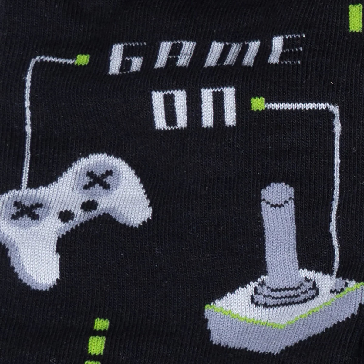 Game On Men's Crew Sock - Glow in the Dark
