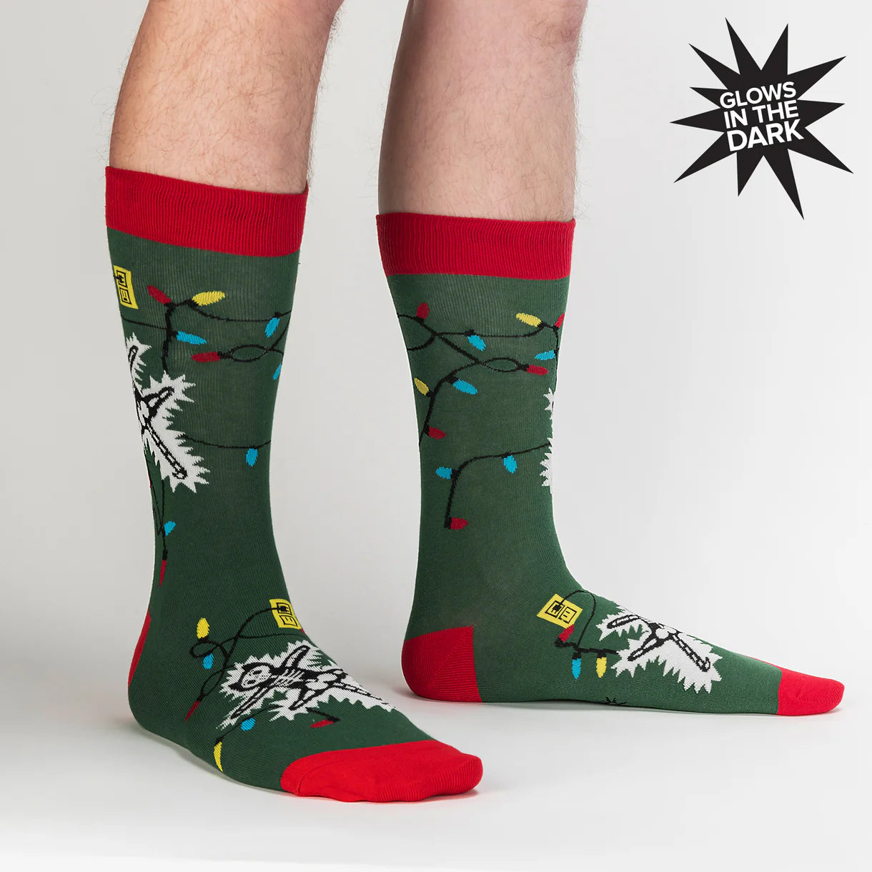 Eating Light This Holiday Men's Crew Socks - The Sockery