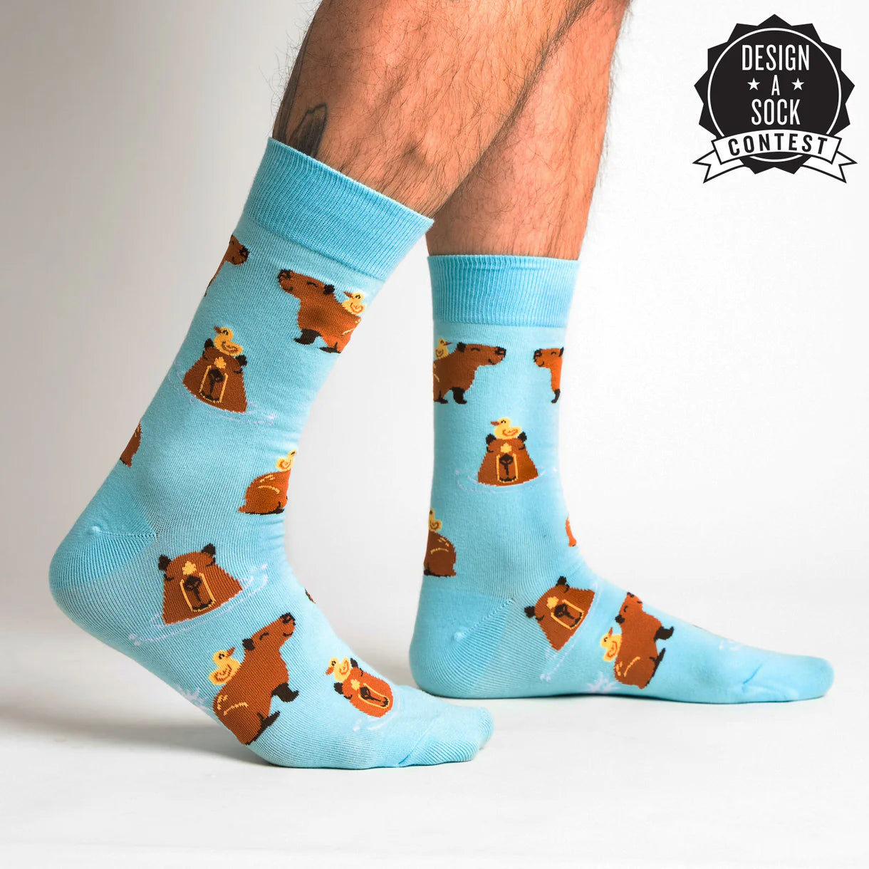 HappyBara Men's Crew Socks - The Sockery