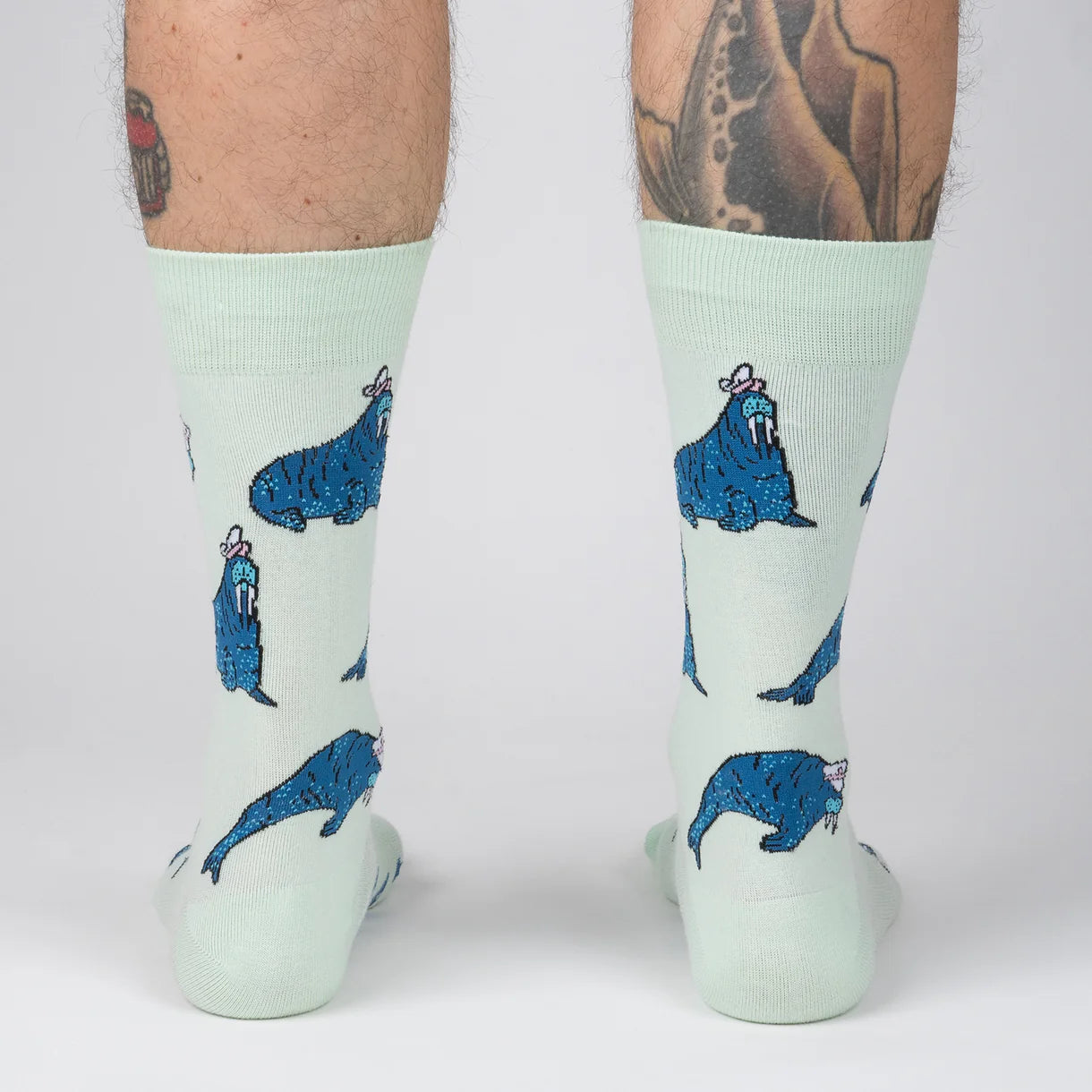 And I Will Walrus Love You Men's Crew Socks - The Sockery