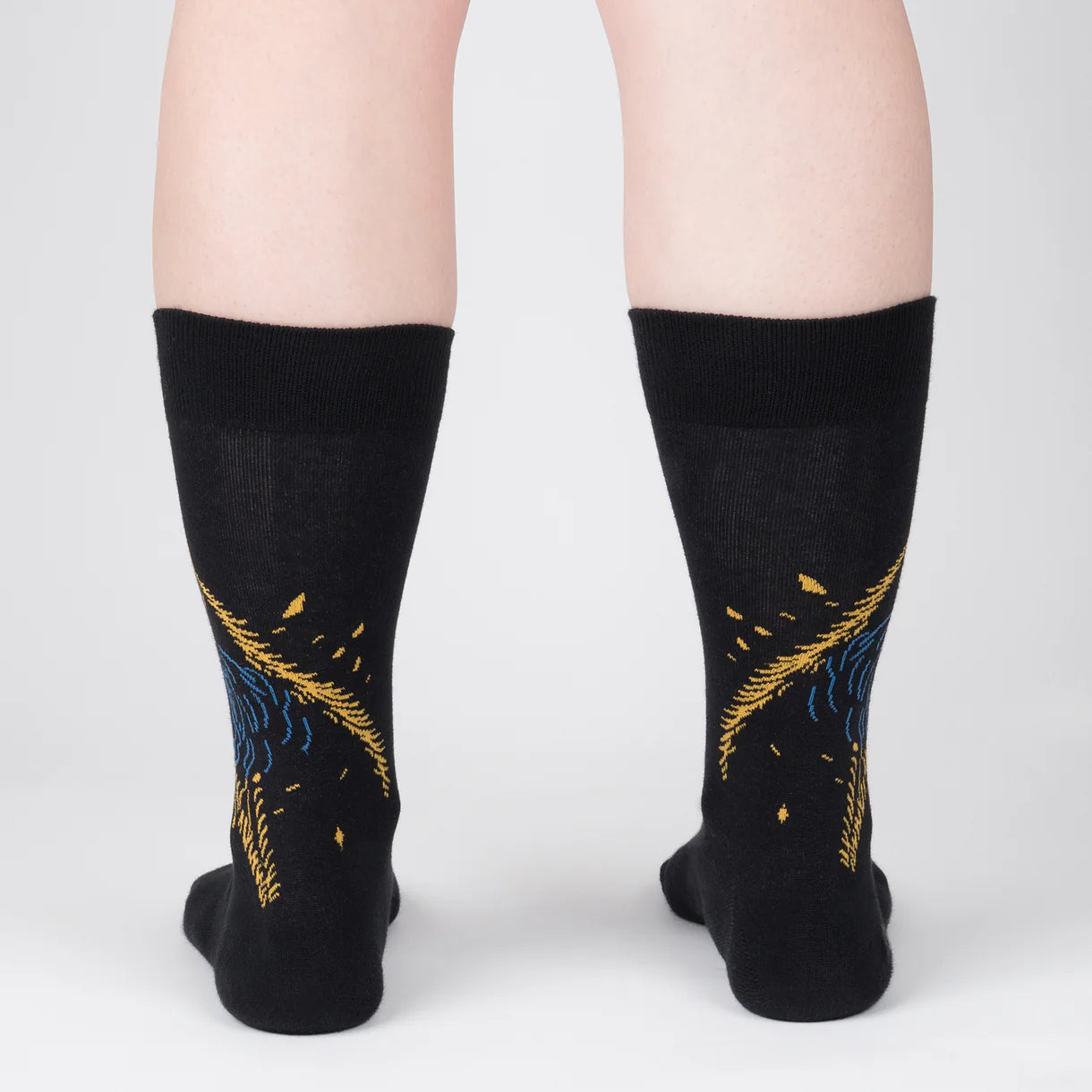 Night Cat Men's Crew Socks - The Sockery