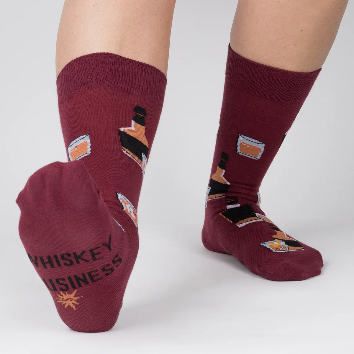Whiskey Business Men's Crew Socks