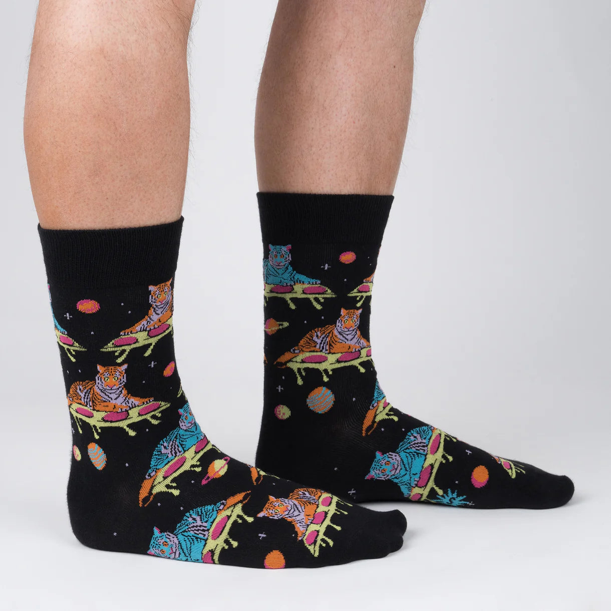 Eye of the Tiger Men's Crew Socks - The Sockery