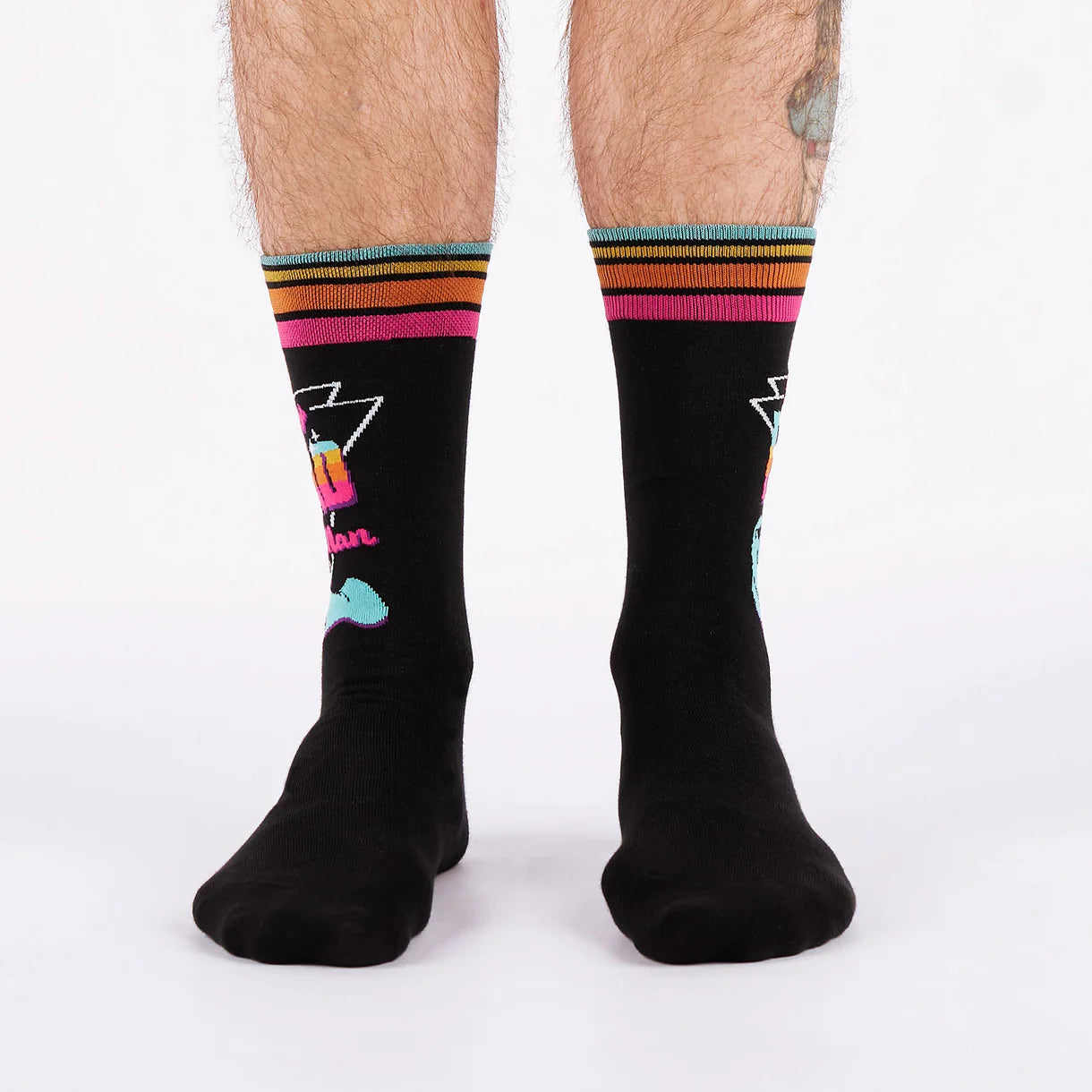 Stay Rad, Man Men's Crew Socks