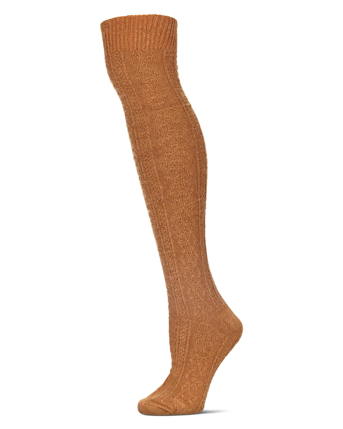 Simple Chain Women's Over the Knee Socks in Cathay Spice - The Sockery