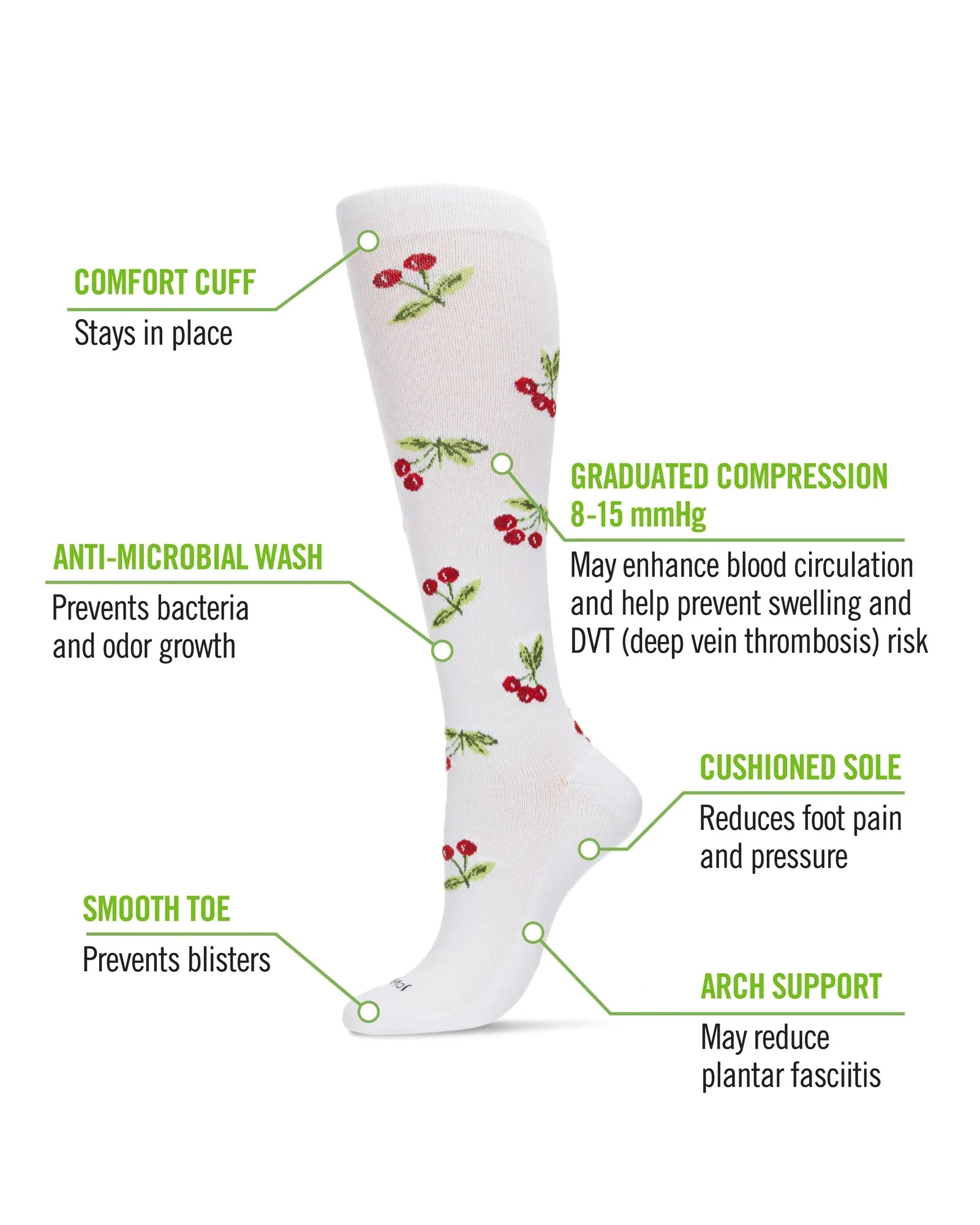 Busy Bee Women's Bamboo Compression Socks - The Sockery