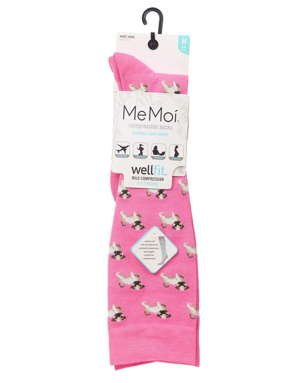 Pretty Pups Women's Bamboo Compression Socks