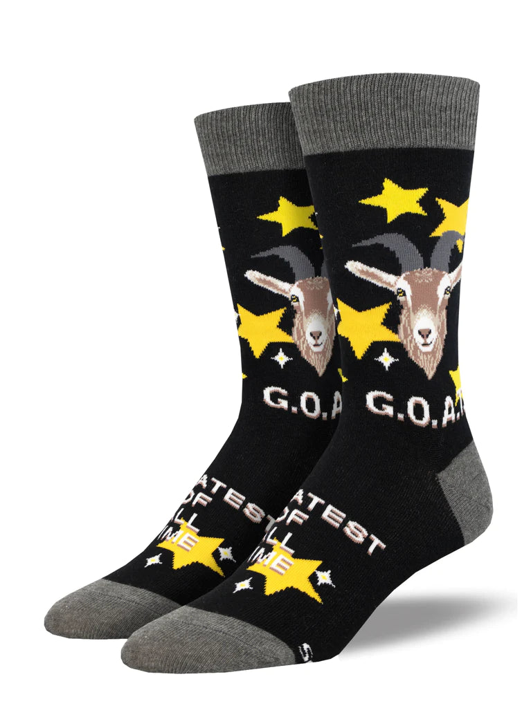 Goat Men's Crew Socks - The Sockery